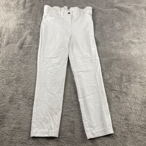 89th And Madison Straight Leg‎ Pants Womens 8 White Mid Rise